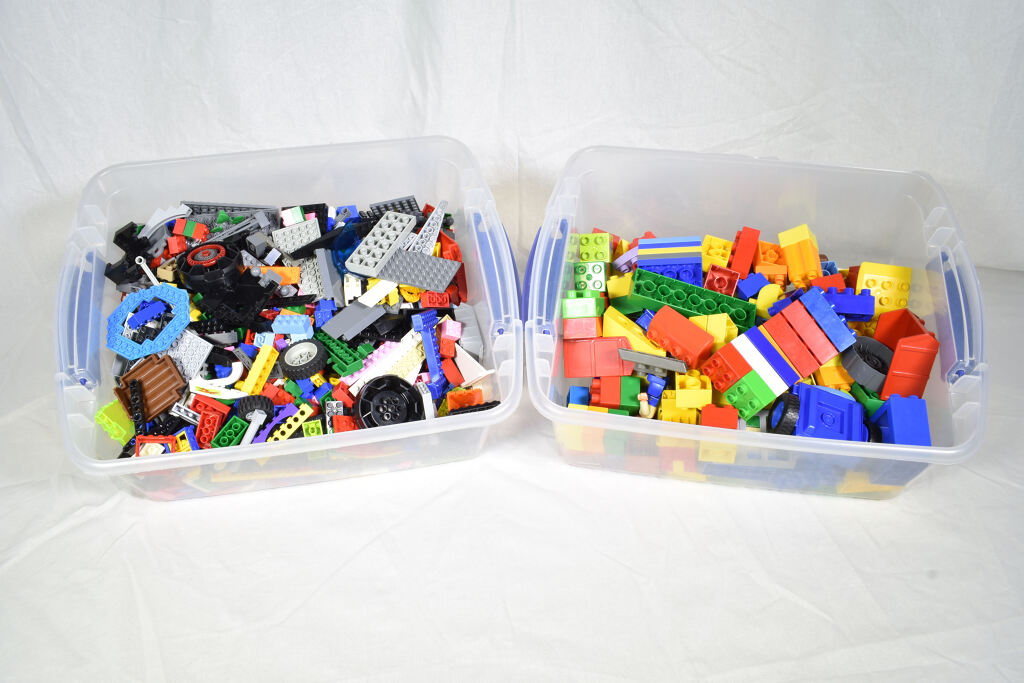 Spokane County Library District Library of Things Tub of LEGOS