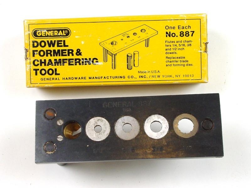 Seattle REconomy Tool Libraries Dowel former & chamfering tool (682)