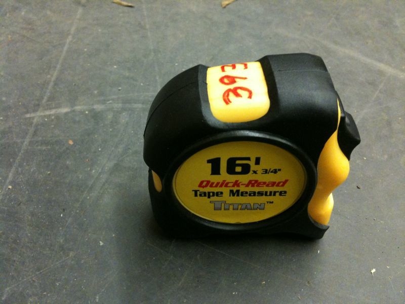 West Seattle Tool Library Tape measure, 16' Titan (393)
