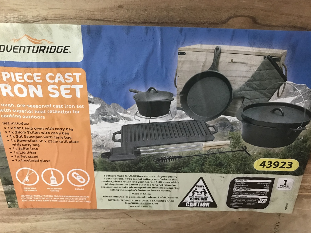 Brisbane Tool Library Cast Iron Cookset ADVENTURIDGE (106)