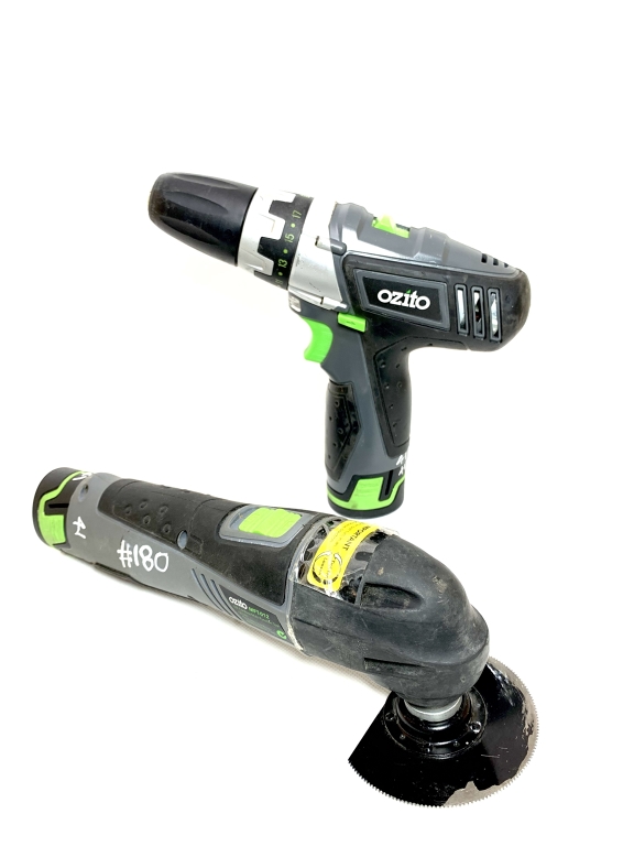 Brisbane Tool Library MultiFunction Tool + Cordless Drill Ozito 12V