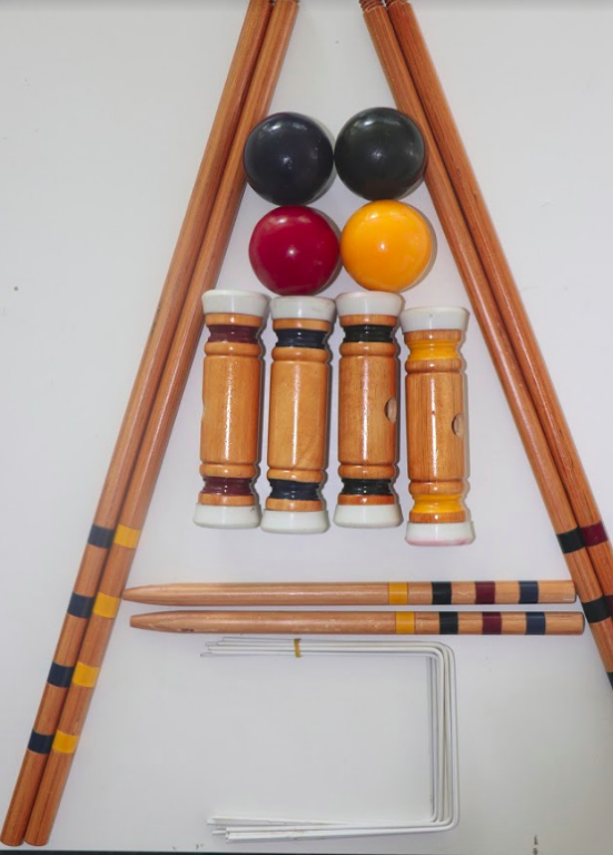Brisbane Tool Library Recreational Croquet 4 Player Set (225)