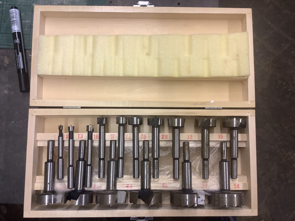 Forstner bit set - Metric sizes (ETL2019)