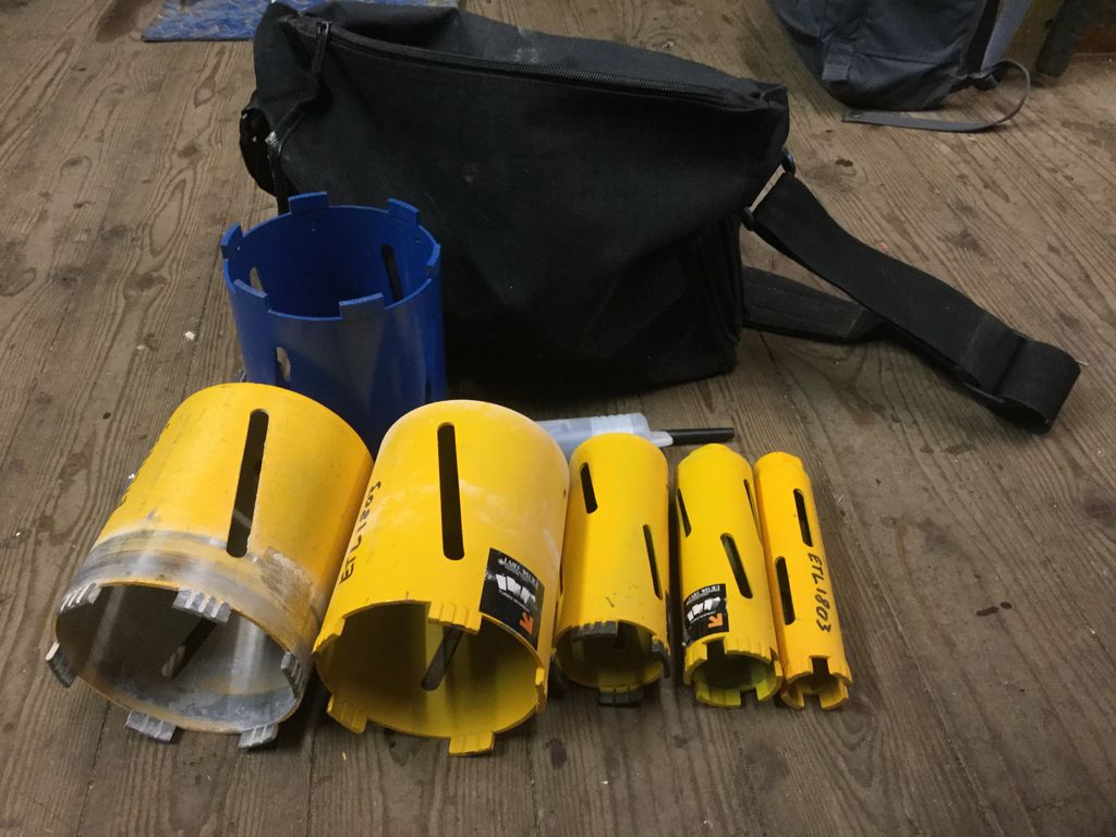 The Edinburgh Tool Library Diamond Core Drill Kit (ETL1803)