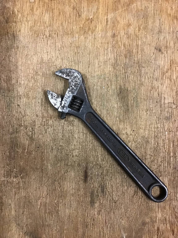 Adjustable crescent spanner 8"/200mm (ETL1194)