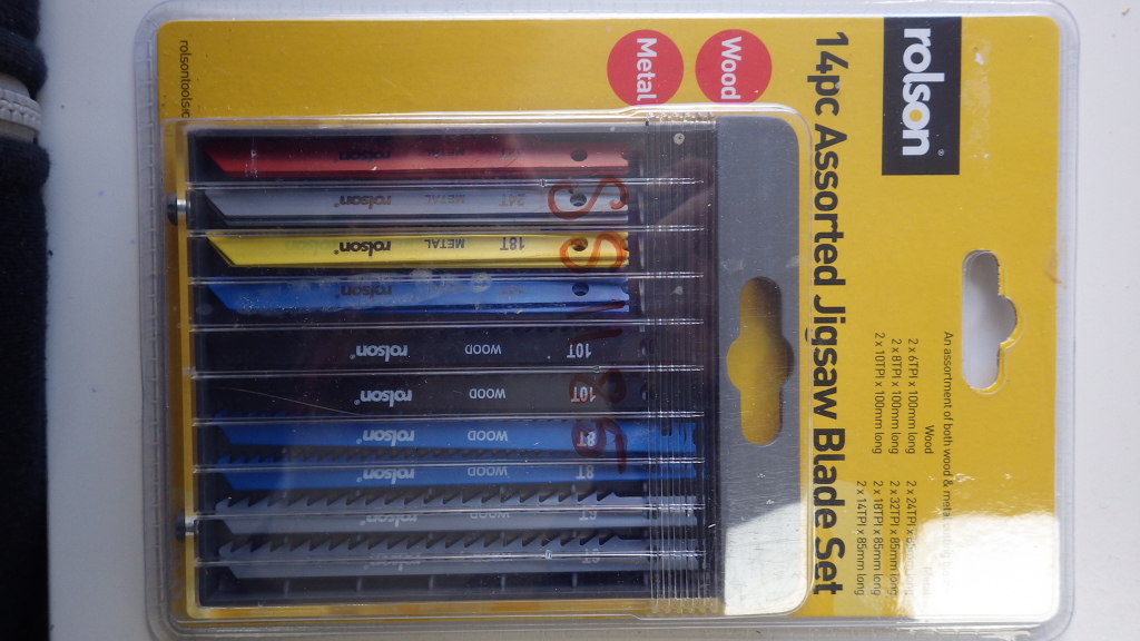 Jigsaw blade set 11 (assorted, U-shank)