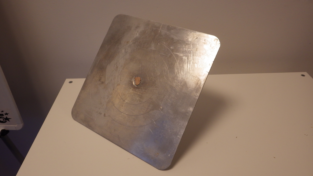 Plasterer's aluminium hawk