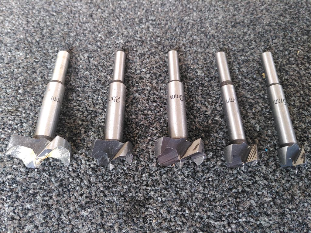 Forstner drill bit set