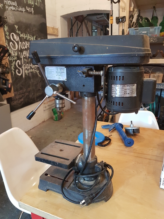 Guelph Tool Library Five speed drill press