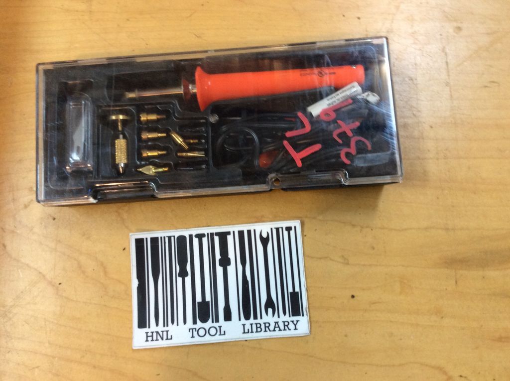 HNL Tool Library Weller Short Barrel Wood Burning Kit (379)