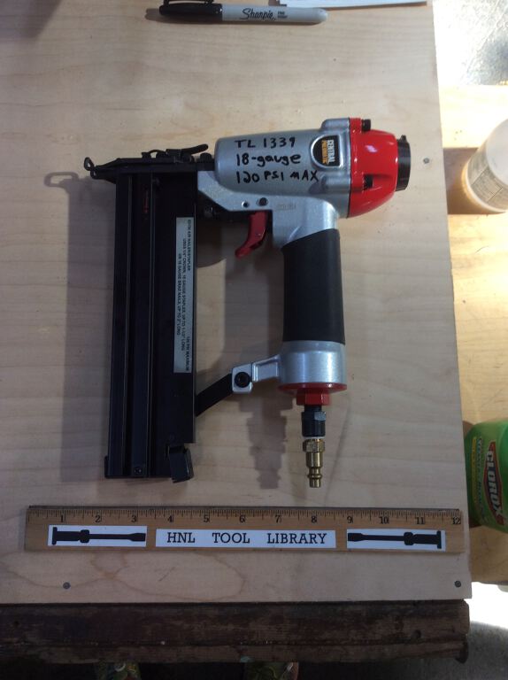 HNL Tool Library 18 gauge air nailer/stapler (1339)
