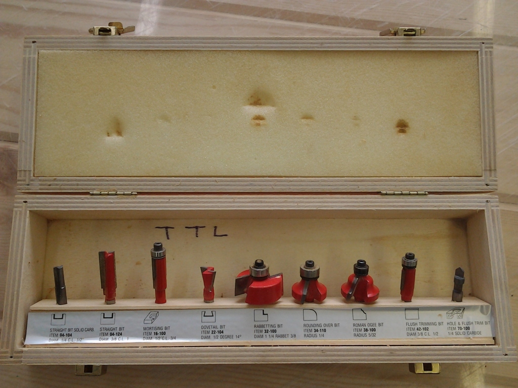 Tool Library Freud router bit set (10561)